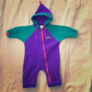 Vintage LL Bean Infant Colorblock Bunting